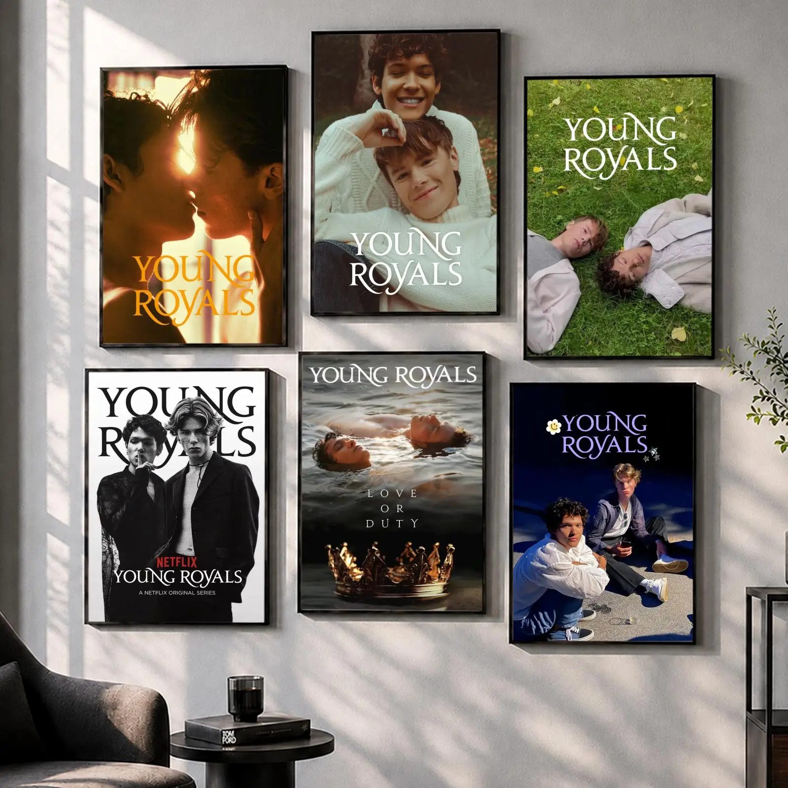 TV Y-Young Royals Poster Decorative Wall Sticker Mural Photo Print for Bedroom Living Room Hallway Home Decor Gift
