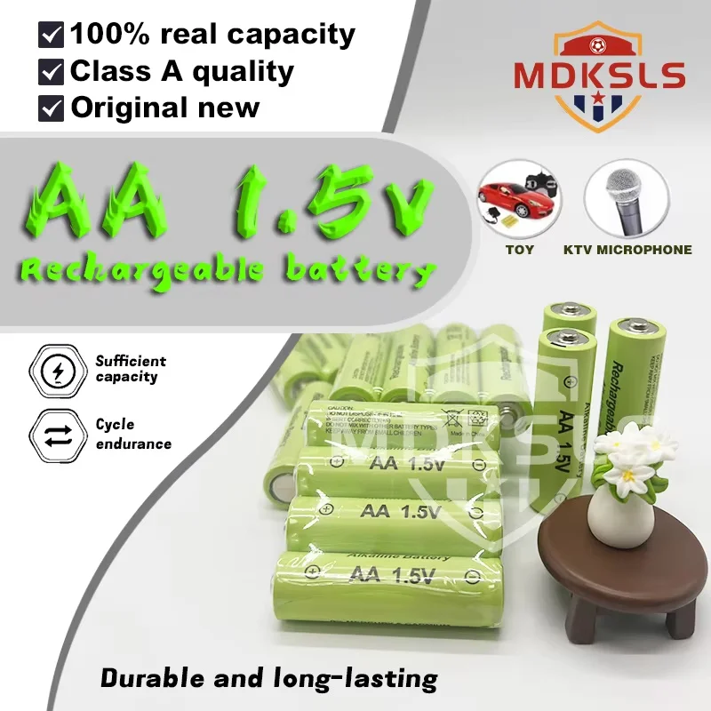 2026 New AA Battery 4800 MAh Rechargeable Battery NI-MH 1.5 V AA Battery for Clocks, Mice, Computers, Toys So on Toys