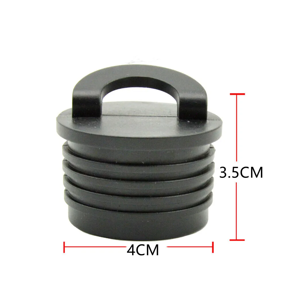 Rubber Marine Scupper Plugs Drain Holes Stopper Bungs For Kayak Canoe Boat Kayak Accessories Kayak Water Stopper Hollow Plug