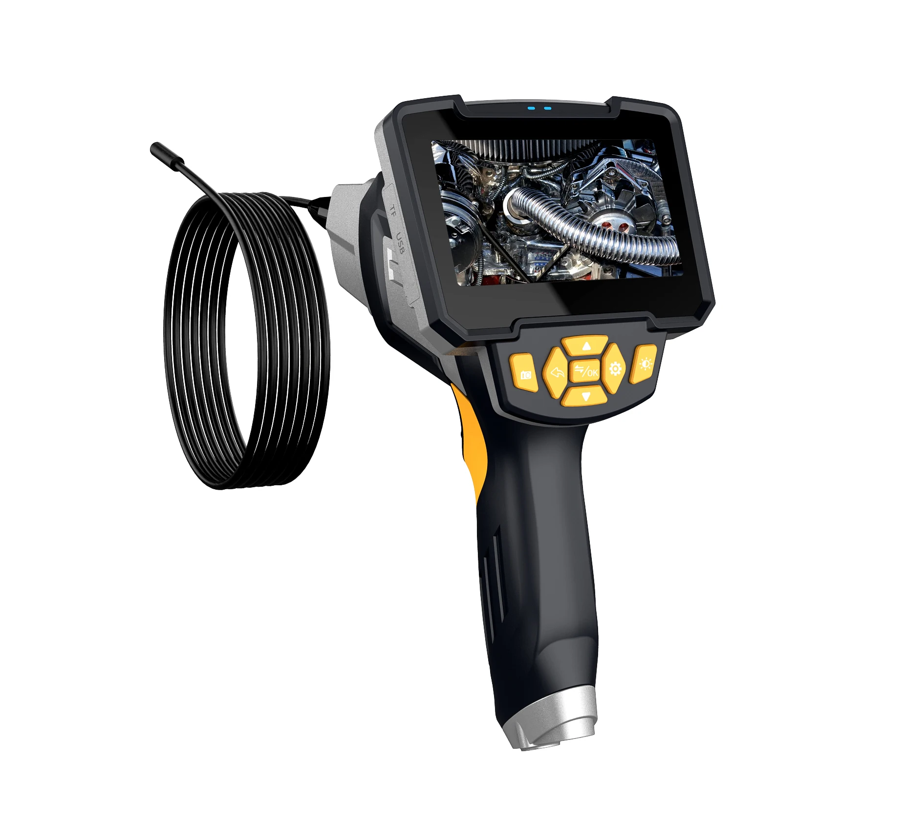 Handheld Industrial Endoscope 4.3inch Lcd Screen Digital Industrial Endoscope Portable Borescope Videoscope Inspection Camera