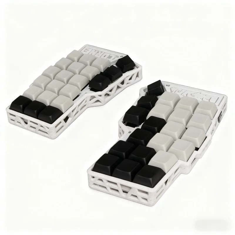 

Комплект беспроводной разделенной клавиатуры Corne V3, индивидуальная 2,4G, 42-клавишная одномодовая разделенная клавиатура Ergo с возможностью горячей замены для VIAL Gamer Keyboard