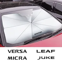 Car Windshield Sunshade Car Interior Front Sun Shade for Nissan Qashqai j11 j10 Juke XTrail t32 Tiida Leaf Versa Auto Parts