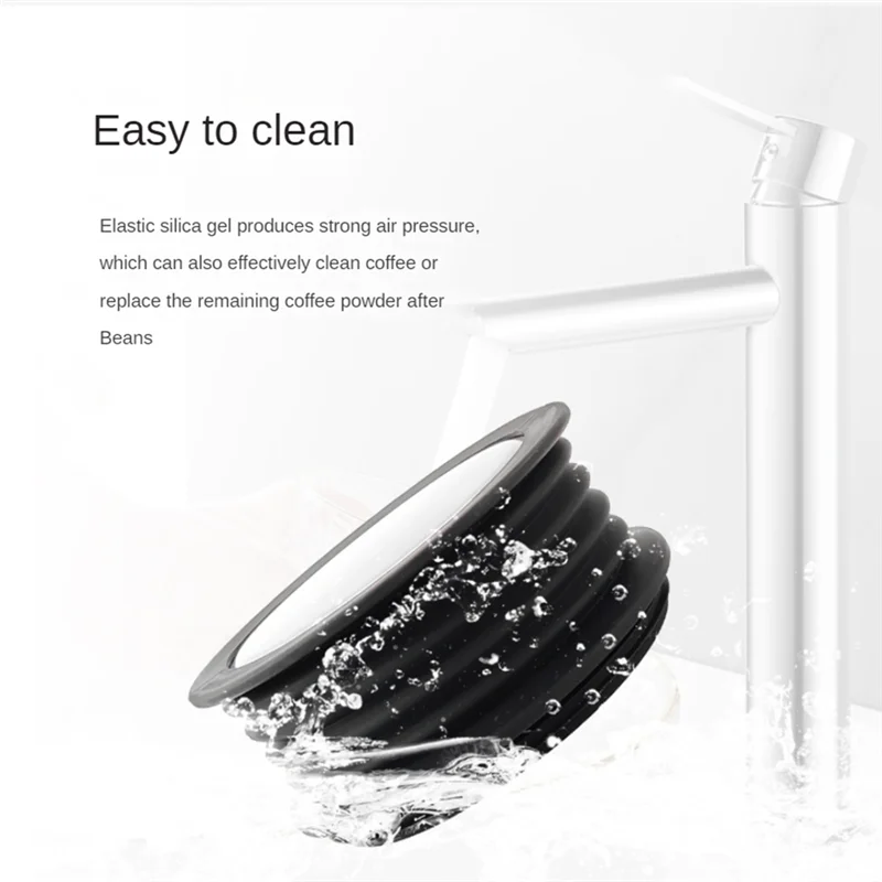 AF93-młynek do ziaren kawy pojedynczy zbiornik na dawki do Baratza silikonowy młynek mieszkowy pojemnik do dmuchania proszku czyste narzędzie