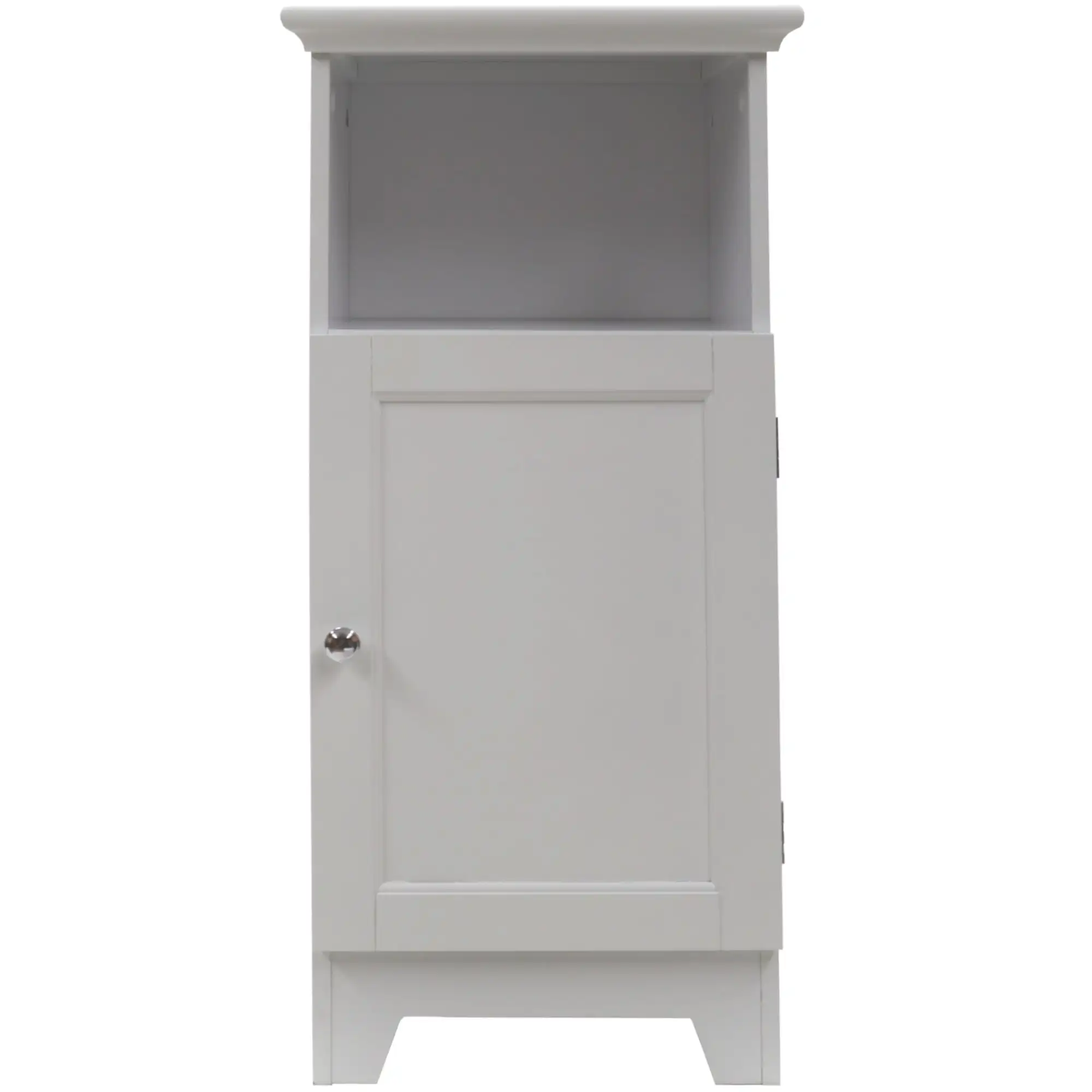 Single Door Cabinet 13.25W x 11.75D x 27.75H, White