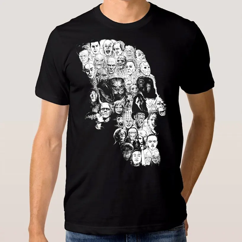 Horror Movies Skull T Shirt  Sizes wtb 136