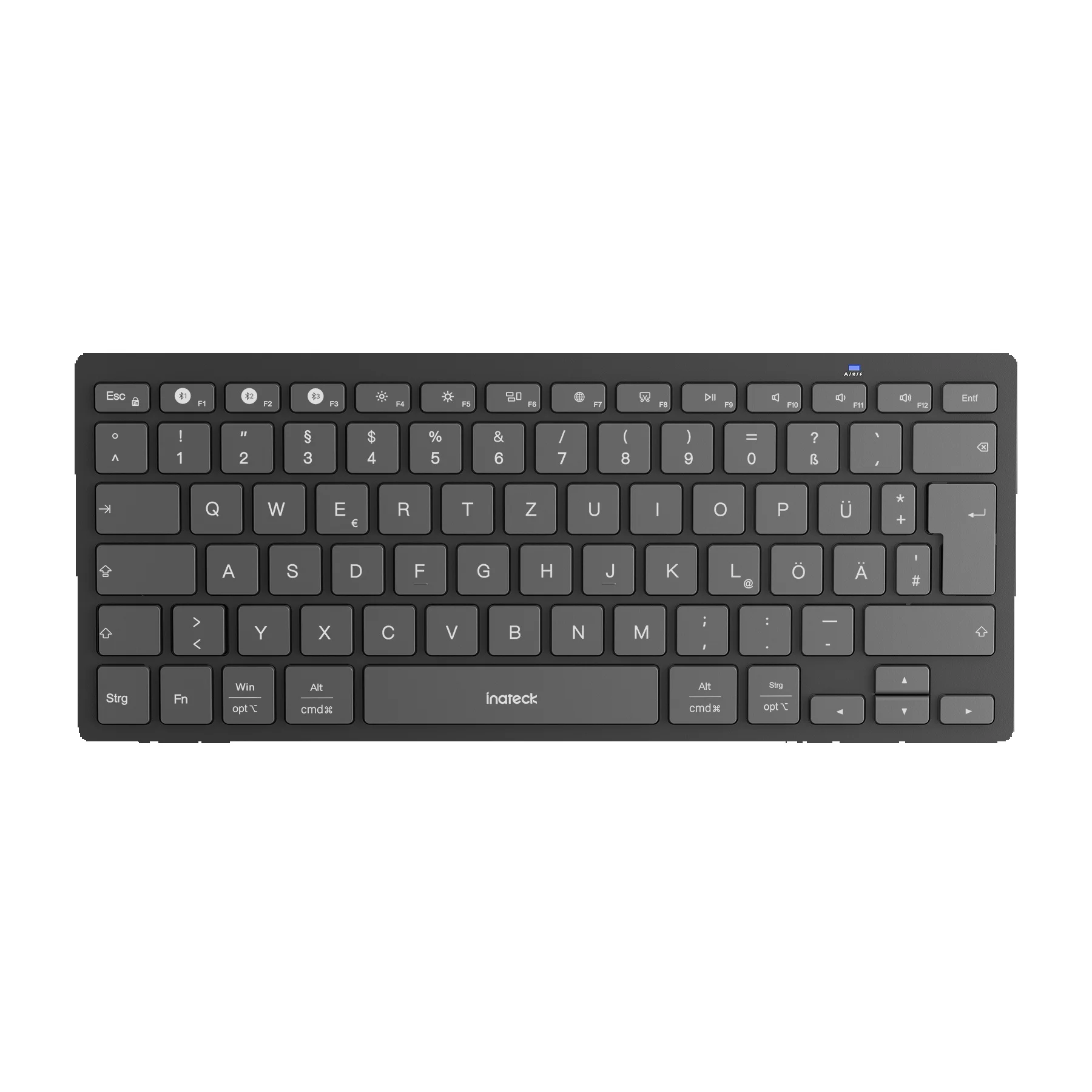Bluetooth Tablet Tastatur kompatibel mit Android/iOS/Smartphones/Windows PC/iPad, KB01003