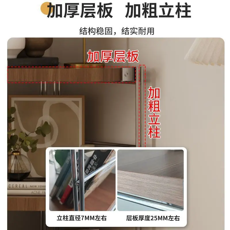 Corner rack Corner Japanese shelf Bookcase Multi-layer storage rack Floor-to-ceiling kitchen Living room Balcony Triangle