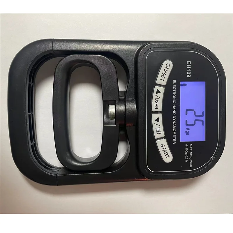 396Lbs/180Kg Grip Strength Tester Digital Hand Dynamometer Meter USB LCD Screen Hand Grip