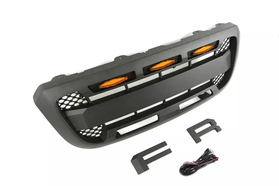 2004-2011 Auto Part Car Grill Front Grille With Lights Fits For Ford Ranger