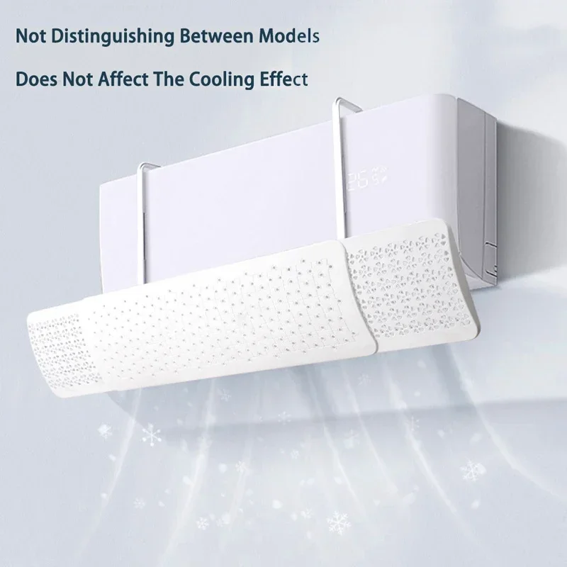 Air Conditioning Windshield Anti-Direct Blowing Windproof Wall-Mounted Air Outlet Baffle Universal Confinement Cold Air Guide