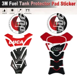 For Ducati streetfighter V4 V2 Tank Pad Stickers Motorcycle Accessories Protector GAS CAP Covers Parts Carbon 3D Decals V4S 2023