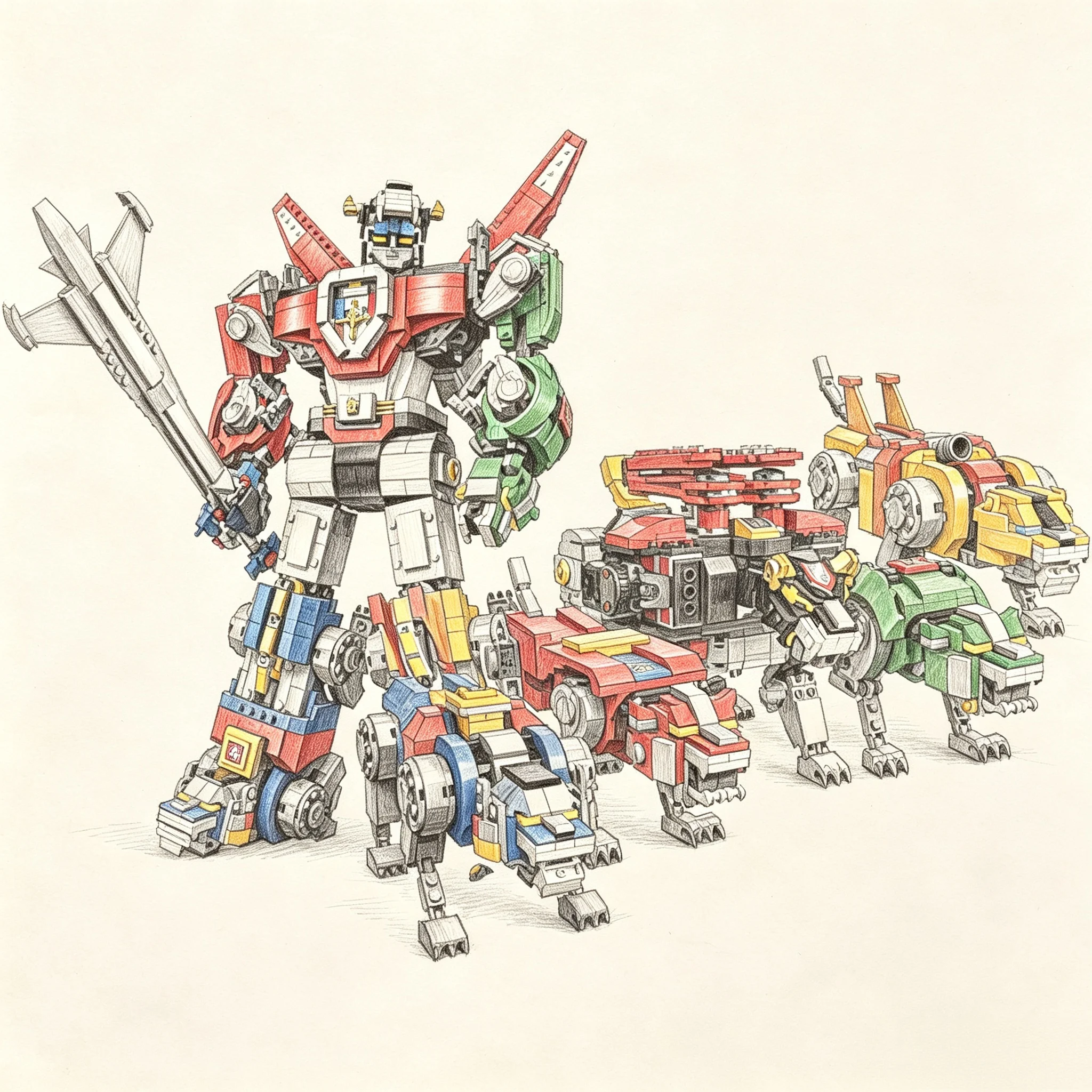 Model Kit Voltron - Model Baru 2026 Voltron Defender of