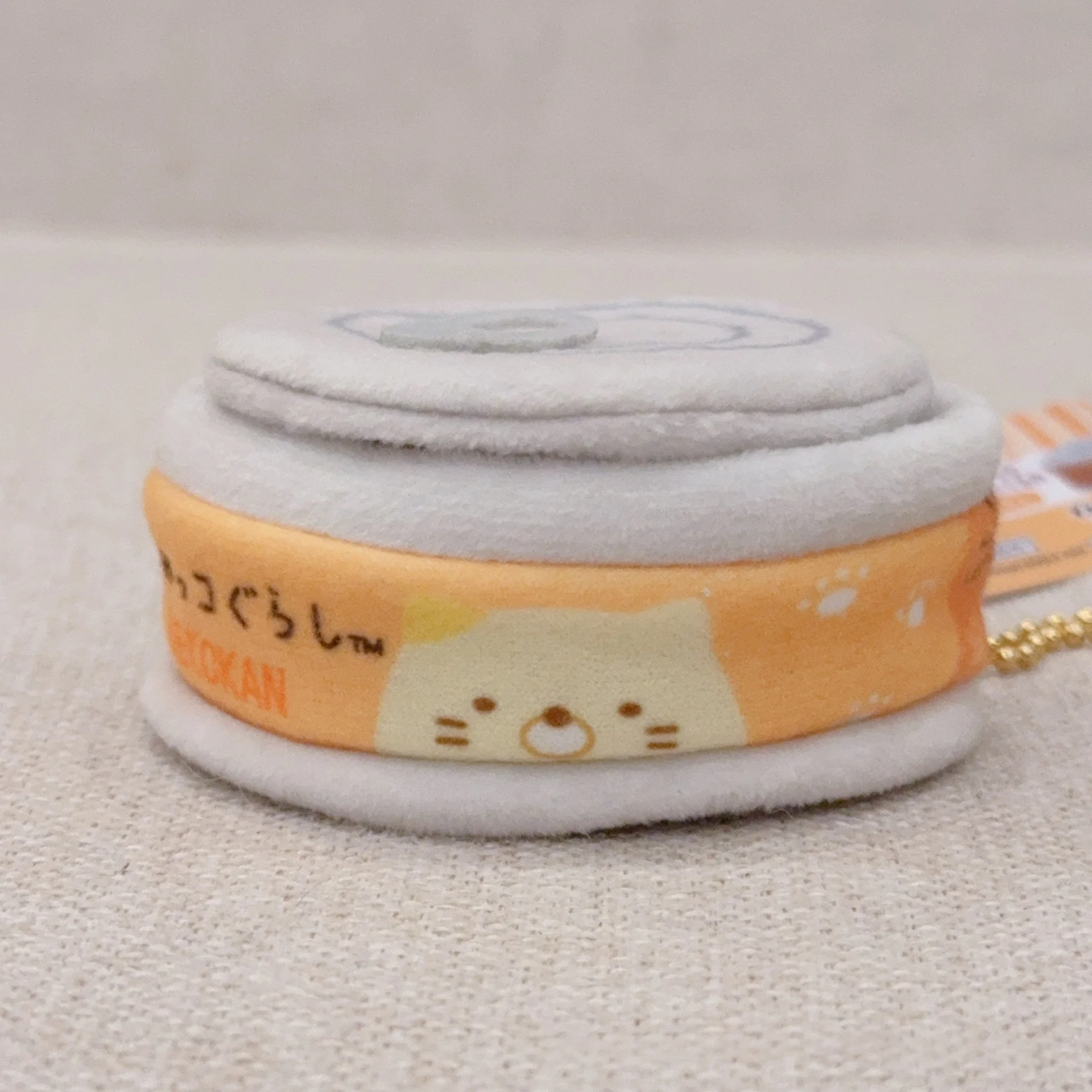 Breloczek pluszowy Sumikko Gurashi z serii Natural Life, kawaii roślinka doniczkowa, jabłko, brokuł, miękka wypchana zabawka toast, zawieszka do torby.