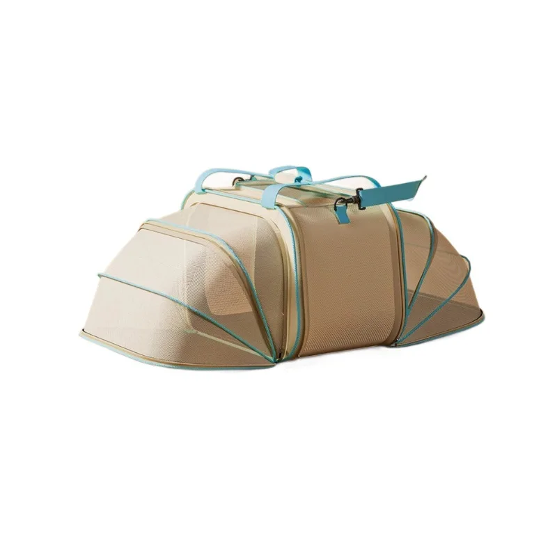 Cat bag out, portable cat backpack, small dog and puppy large capacity hand-held crossbody defense