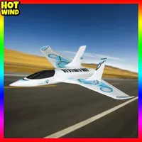 Rc  Airplane Racing Fixed Wing Delta Wing Aircraft Epo Material Remote Control Model Aircraft Wingspan 80cm Gift Toy Novice