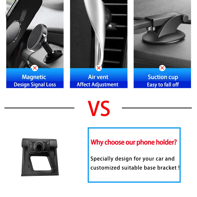 Car Accessories Mobile Phone Holder for Volkswagen Touran L 2016-2020 2021 2022 Gravity Navigation Special Bracket GPS Support