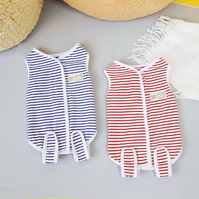 Kitten Recovery Suits Puppy Pet Vest Cat Anti-Licking Surgery Recovery Clothes Breathable Pet Care Jumpsuit Dogs Supplies