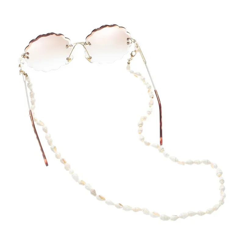 2020 Chic irregular imitation pearl glasses chain hanging neck Chain glasses rope lanyards sunglasses accessories