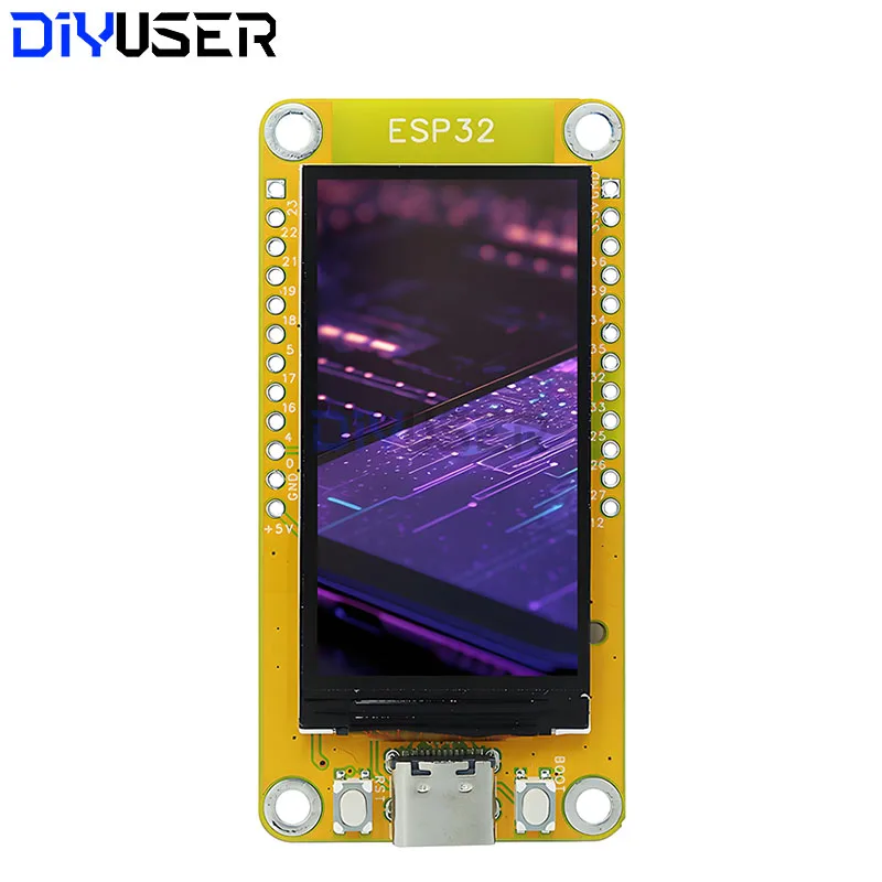DIYUSER ESP32 c3 Entwicklungsboard WIFI Bluetooth 1,9 Zoll ST7789 Typ-CIPS LCD-Display