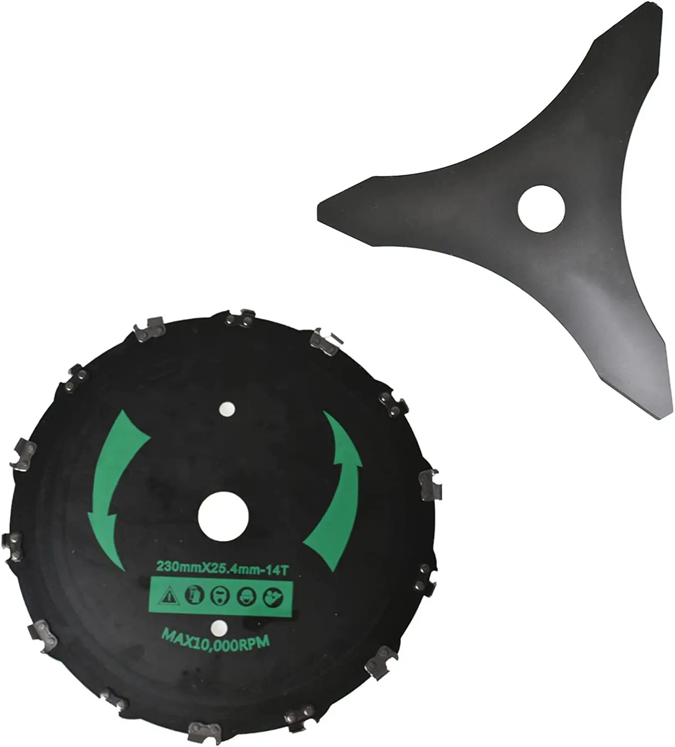 Imagem -06 - High-powered Universal Tree Saw Blades Cortador de Grama para Cortadores de Grama Diâmetro 230 mm e Interno 25.4 mm 14 Dentes 20 Dentes