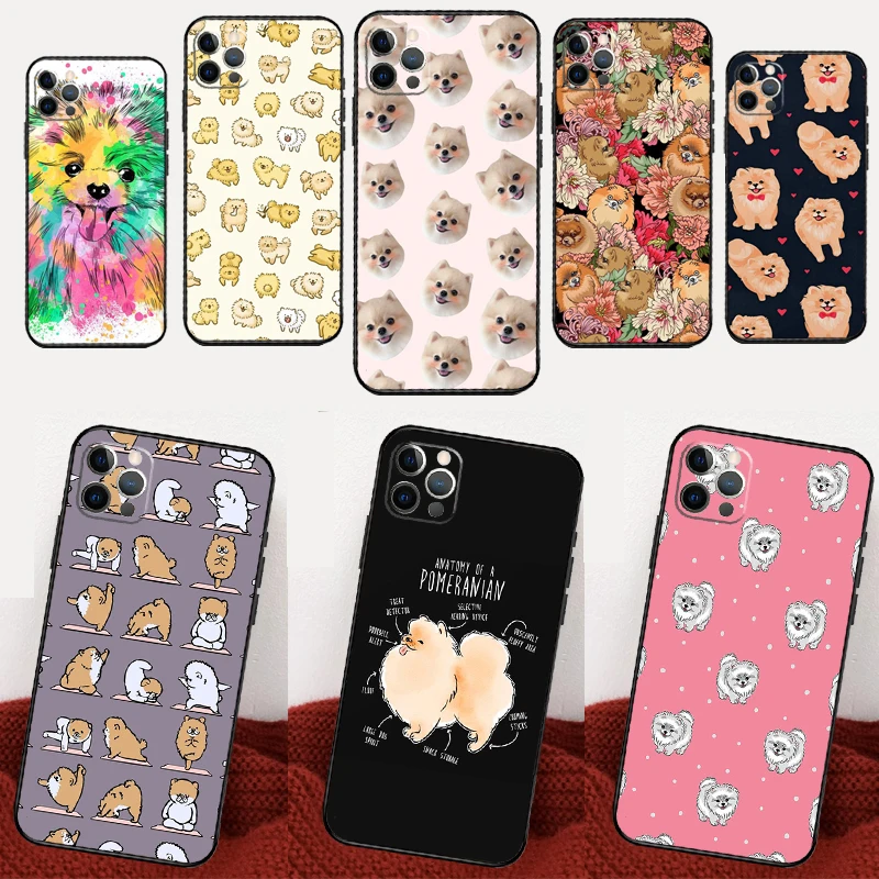 Pomorskie etui na telefon dla psa iPhone 15 12 13 11 14 Max Mini X XR XS Max 6S 7 8 Plus SE 2020 2022 Coque