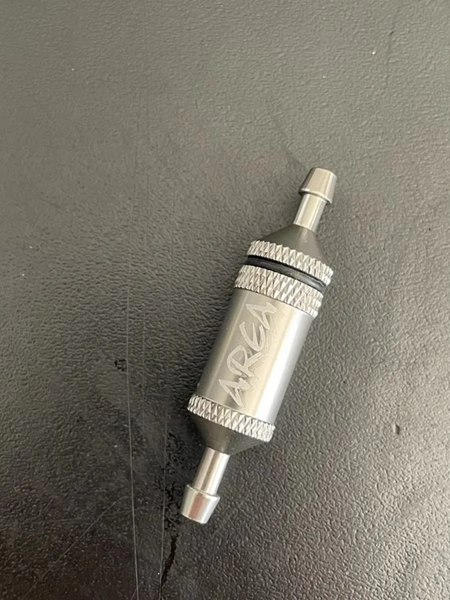 Obudowa ze stopu aluminium Filtr paliwa Metalowy filtr oleju do 1/5 HPI RV KM BAJA 5B 5T 5SC