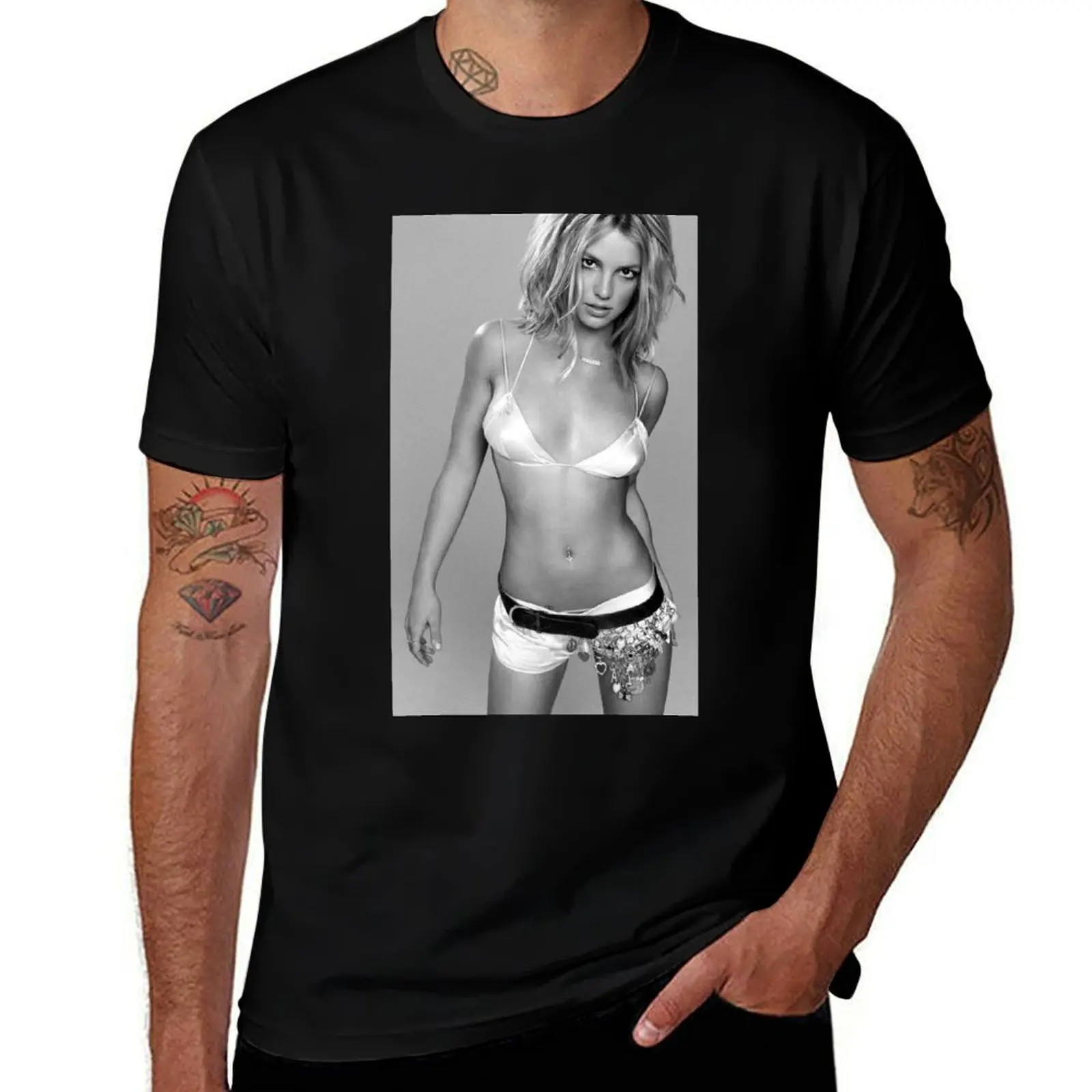britney young T-Shirt Tough Fabric Work Tee T-Shirt