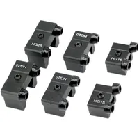 Linear  guide rail slider limit block HGH15HGH20 stroke fixed block limiter buffer side lock anti-collision block CNC