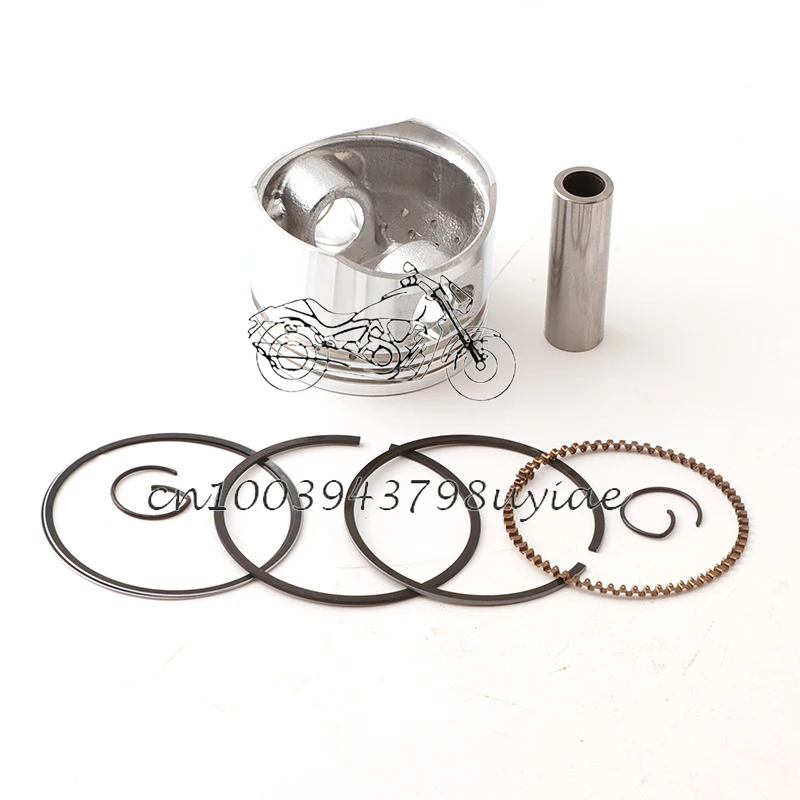 52mm 13mm Piston Pin Ring Set Kit for Chinese Lifan 110cc Engine 4 Wheeler Motorcycle Pit Dirt Trail Motor Bike ATV Quad Parts