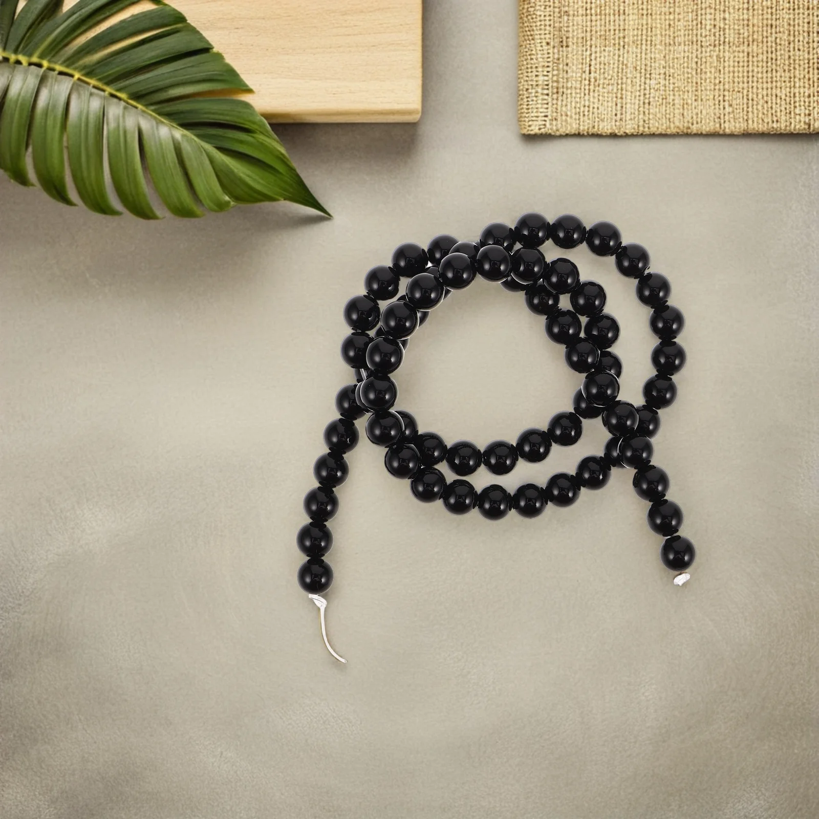 

1Set Obsidian Natural 6mm Round Polished Stone Beads Loose DIY Jewelry Supplies Bracelet Necklaces Earrings Obsidian Stone
