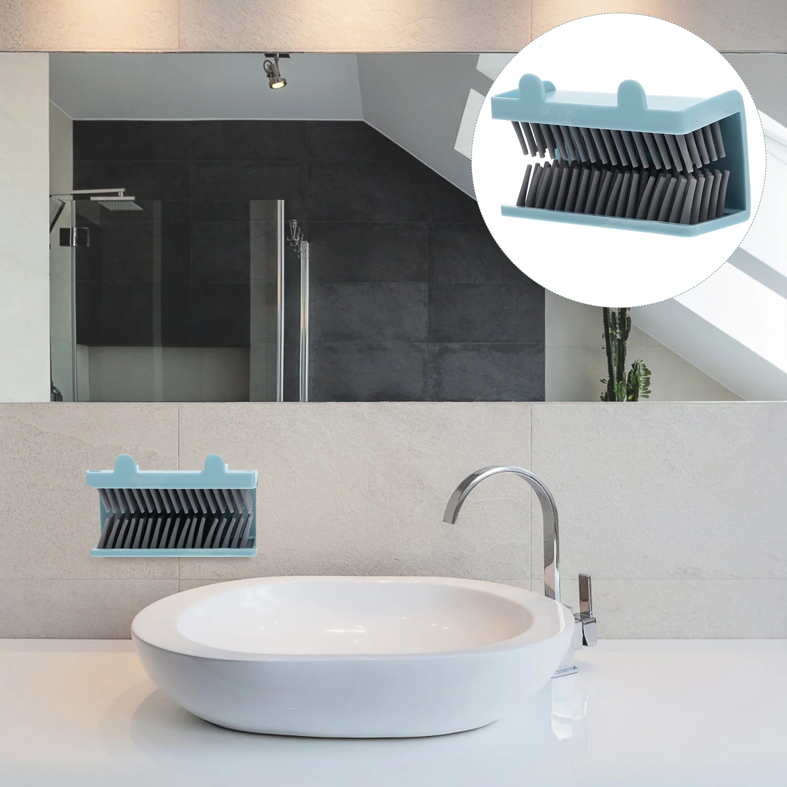 Wall Mounted  Shower Hair Catcher Bathtub Drain Silicone Hair Collector for Bathroom hair catcher shower wall