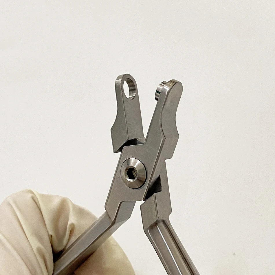 Zahnärztliche Kieferorthopädische Zange Ligaturschneider Mini-Lichtdrahtschneider Ligaturzange Unsichtbare Zahnspangenzange Kieferorthopädische Bogenzangen – Detail 7