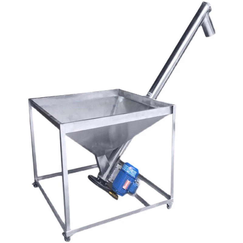 Facctory Directly OEM Custom Stainless Steel Inclined Conveyer Powder Screw Auger Conveyor Feeder Machine