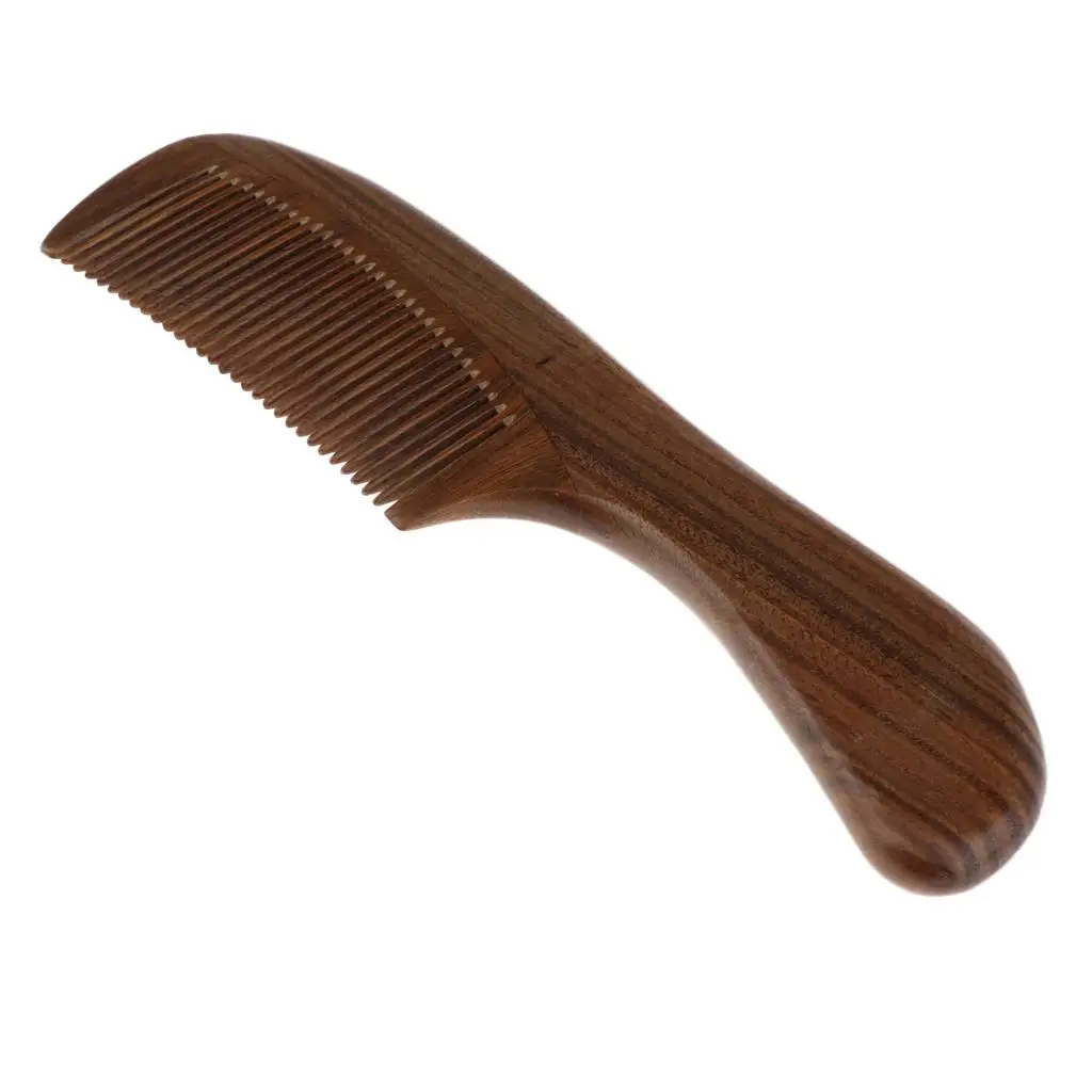 Sandawood Wooden Scalp Massage Detangling Comb for Curly or Straight, Long or Short,Thick or Thin,Dry or Wet