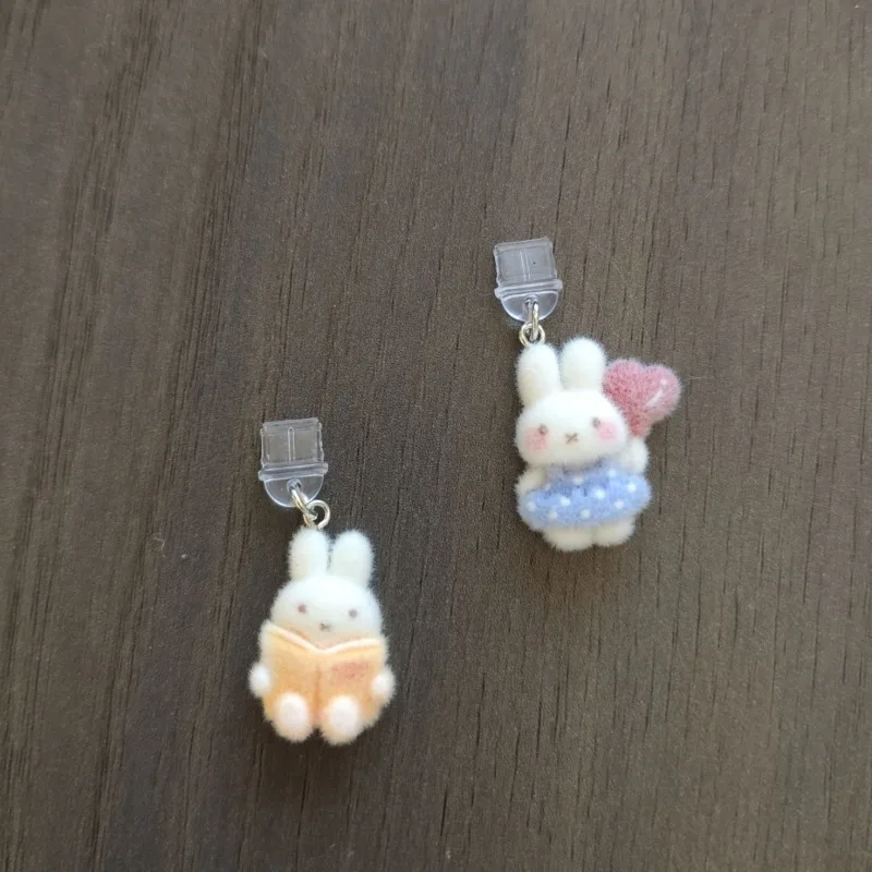 Cartoon Kawaii New Mobile Phone Dust Plug Charging Port Plug Dustproof Small and Exquisite Good Texture Simple Good Looks Miffy