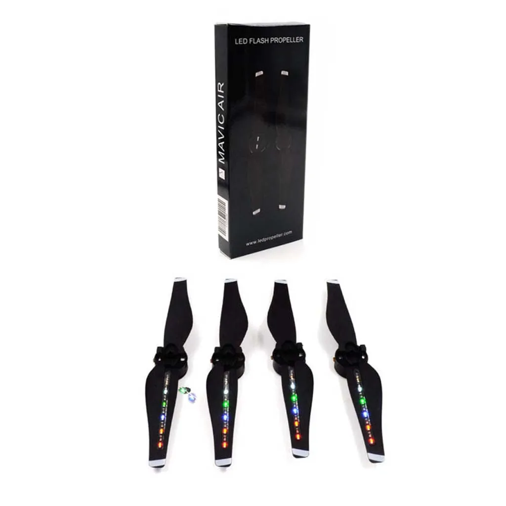 

LED Light Propeller Plastic Drone Spare Parts for DJI Mavic Air 5332S Night Flying Durable Quick Release