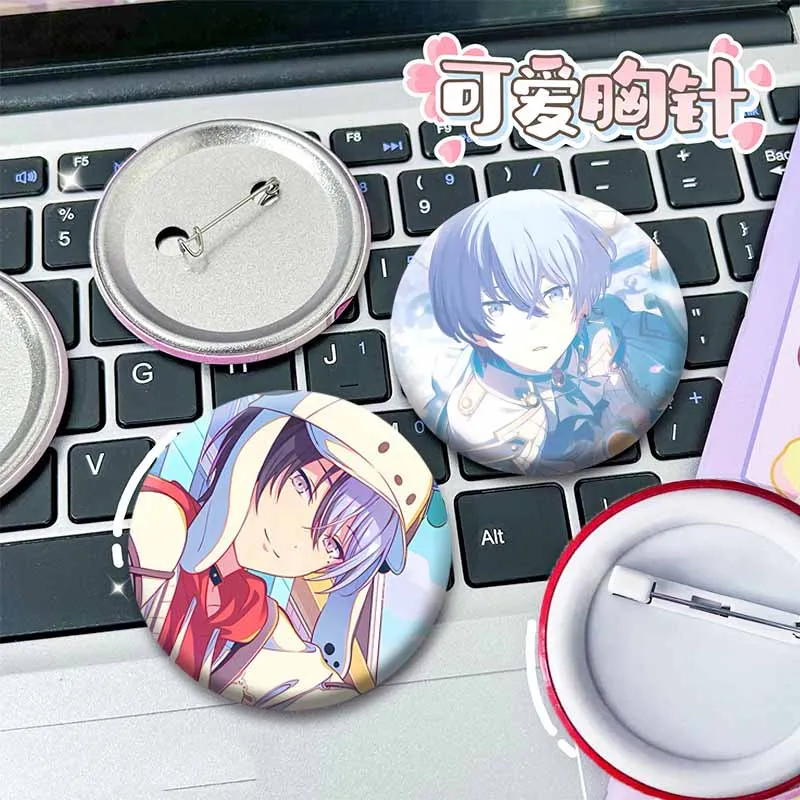 Project Sekai Colorful Stage Brooches Vivid BAD SQUAD Aoyagi Toya Badge Anime Peripheral Jewelry Enamel Pins for Bag Clothes