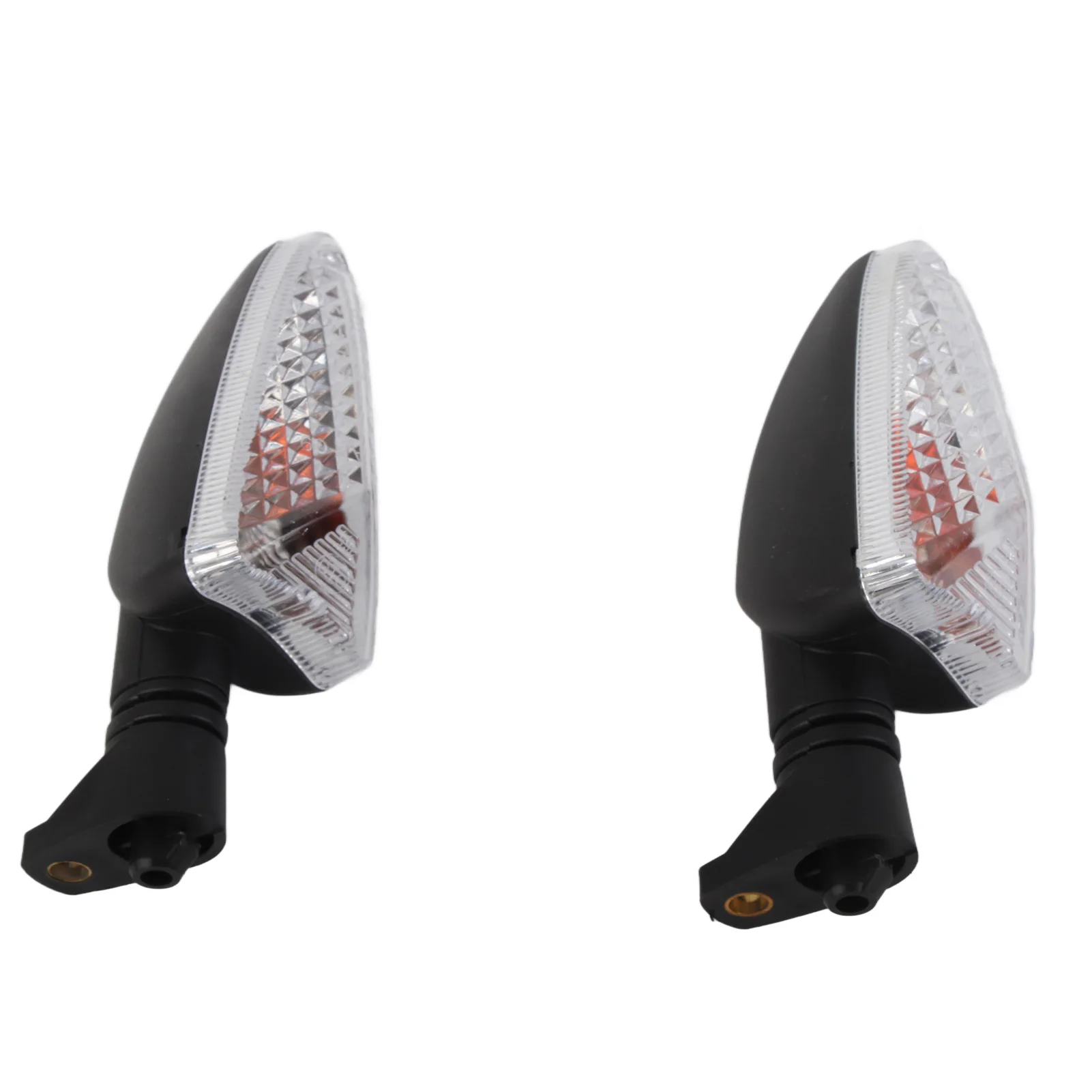 Luz indicadora de motocicleta, 1 par de luz de seta para motocicleta, lâmpada pisca