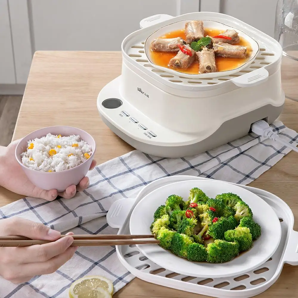 Electric Steamer Food Steamer Multi-Function Home Small Large-Capacity Double-Layer Steamer  Rice
