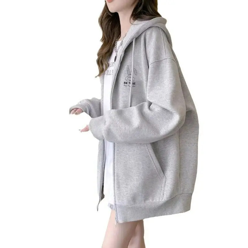 المرأة الخريف هوديي Jaet البلوز قمم الفتيات Faion مريحة عارضة طويلة Sve العادية طول المواد الأخرى