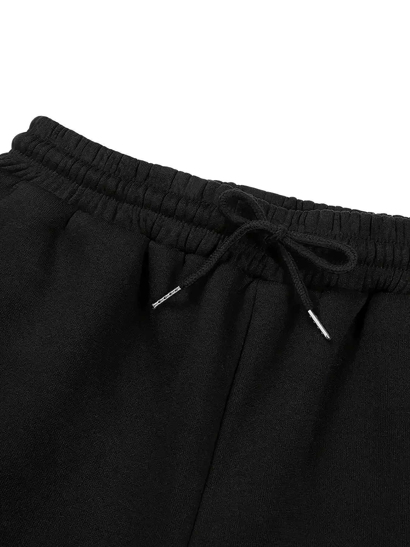 Ladies' casual jogging pants with American street style thorns, Gothic letter printed straight leg sweatpants