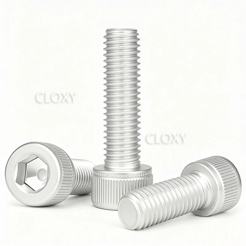 6061# Aluminum Ally DIN912 Hexagon Hex Socket Head Cap Allen Bolt Screw M2 M2.5 M3 M4 M5 M6 M8 M10 M12
