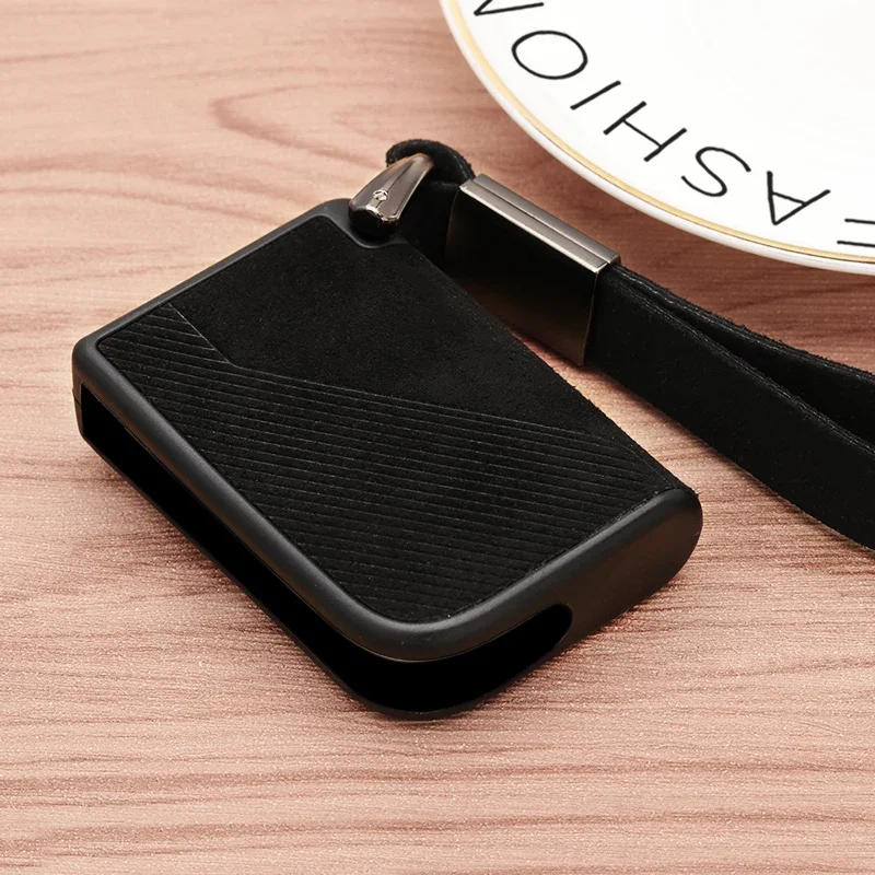 

Car key protection cover Suitable For LYNK& CO 01 03 05 06 09 Suede And TPU Car Remote Key Case Cover