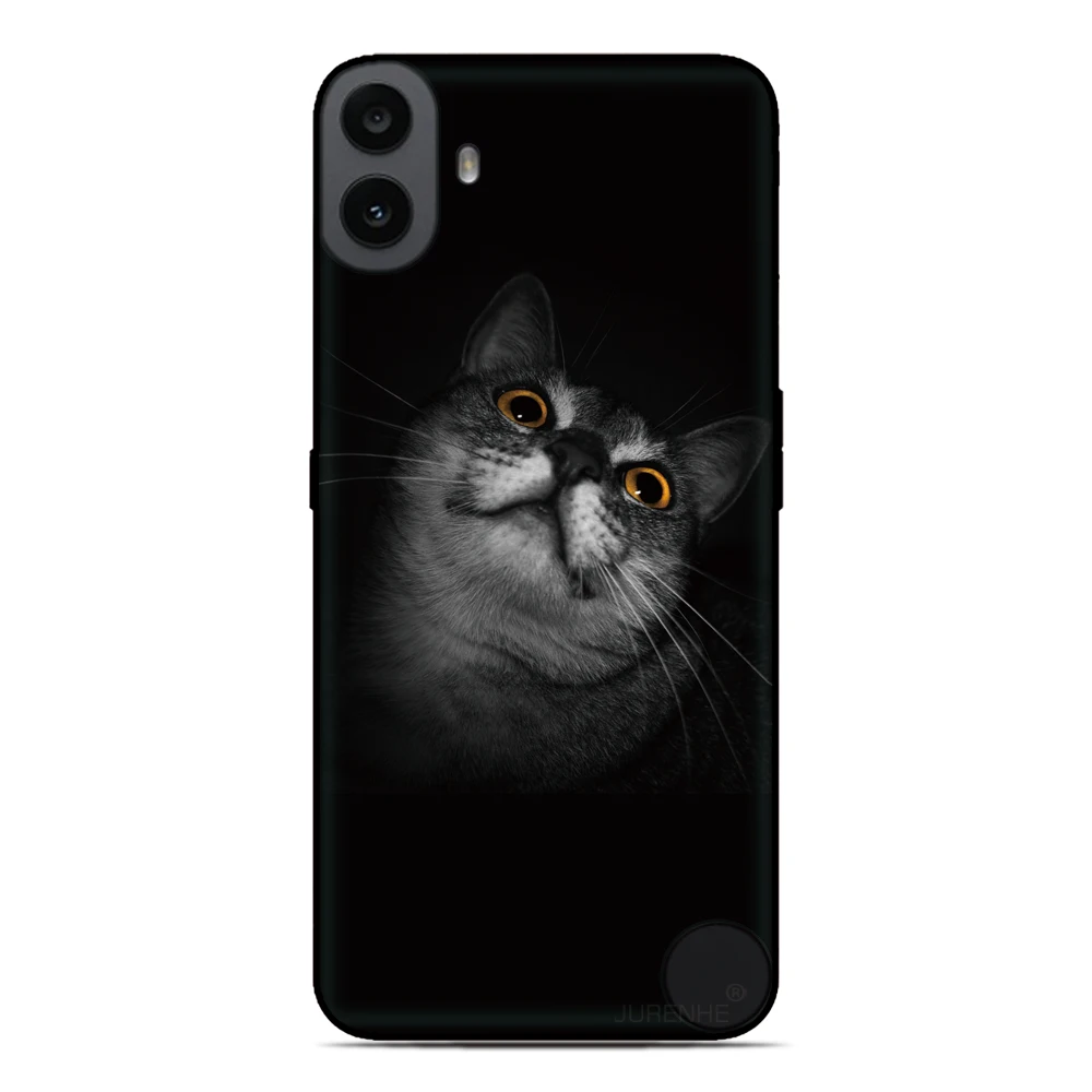 블랙 캣 아이폰 17 16 15 12 프로 맥스 에어 16e 13 미니 X XR 7 8 플러스 SE 3 2 2020 2022 아이팟 터치 7 6 5 폰 케이스