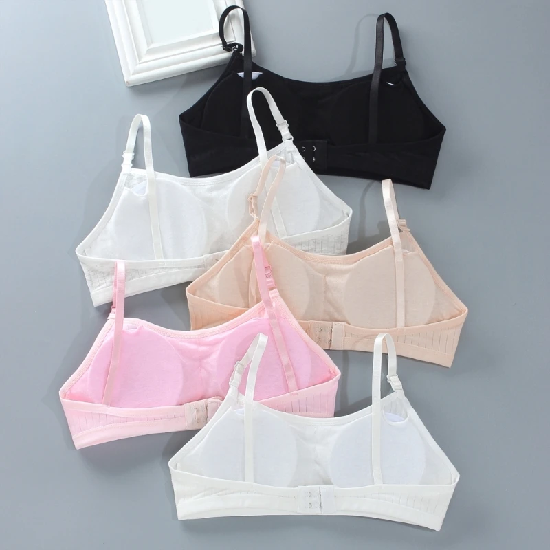 Sports Training Bras Breathable Bralettes Underwear for 9-12Y Teenager Girls