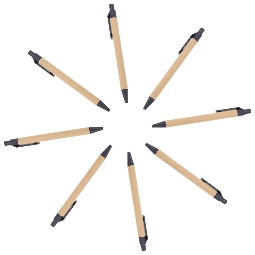 

8Pcs Retractable Ballpoint Pens Ergonomic Multi-Function Writing Tool Office School Supplies Bulk Pens for Classroom Daily Use