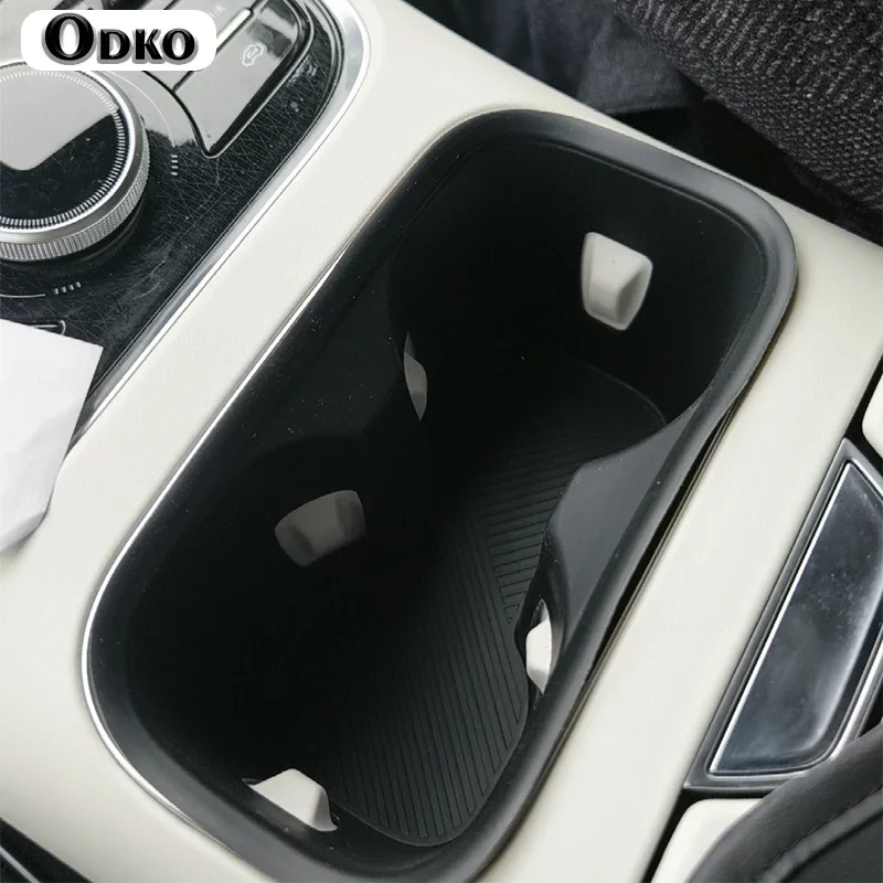 

For Geely Galaxy Starship 7 EM-i 2024 2025 Car Center Console Cup Holder Silicone Protective Cover Mat Decoration Accessories