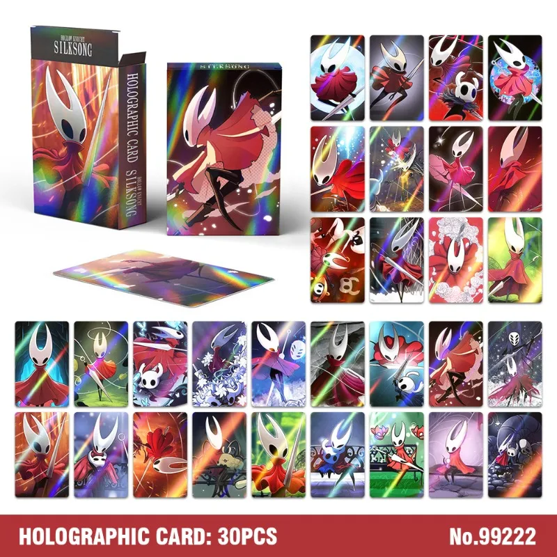 

Knight Card Game Figure Silksong Peripheral Accessories LOMO Collectible Small Cards Child Boy Gift Game enthusiast gift