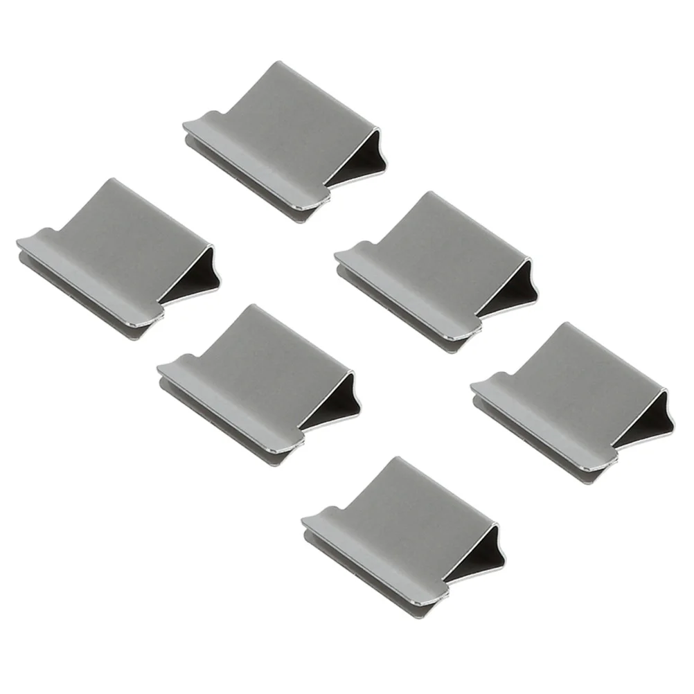 

50pcs Clip Paper Clipper Clam Dispenser Medium Size Metal Refills Office Supplies Stationery Document Binding