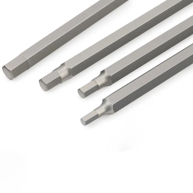 Imagem -04 - Polegada Unidade Hex Soquete Bit Conjunto mm mm mm mm mm mm Chave de Fenda Bits Ferramentas Manuais h3 h4 h5 h6 h7 h8 100 mm Comprimento 1pc